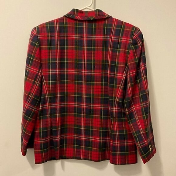 ⭐️HOST PICK⭐️ RARE Vintage 1980’s Nygard Tartan Stewart Plaid 100% Wool Blazer - Picture 3 of 6